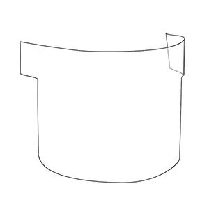 Peel off visor protectors