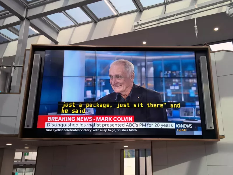 dynascan video wall at deakin university