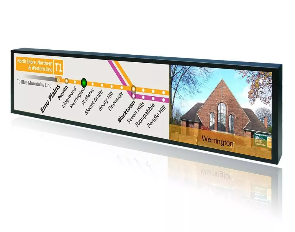 Litemax Spanpixel Stretched LCDs Station Map Display