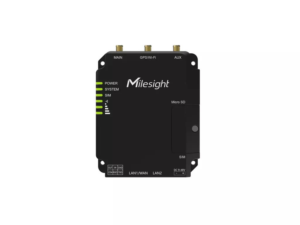 Milesight UR32 4G Router Connectors 2