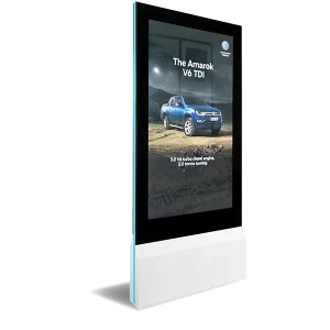 blade ultra slim double sided kiosk