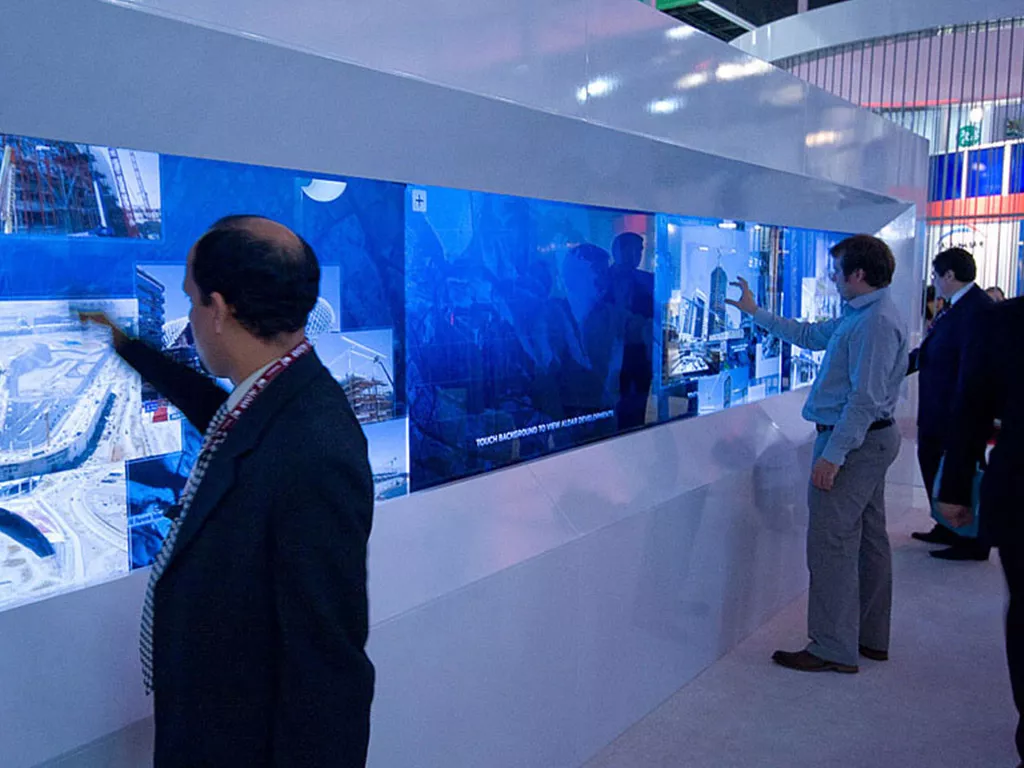 multi person touch screen