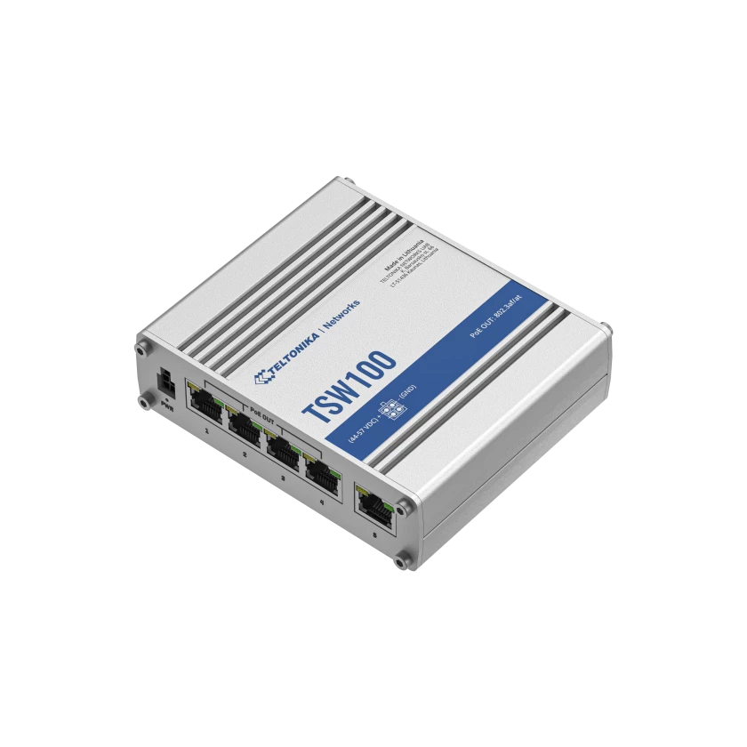 TSW100 Industrial POE+ Ethernet Switch